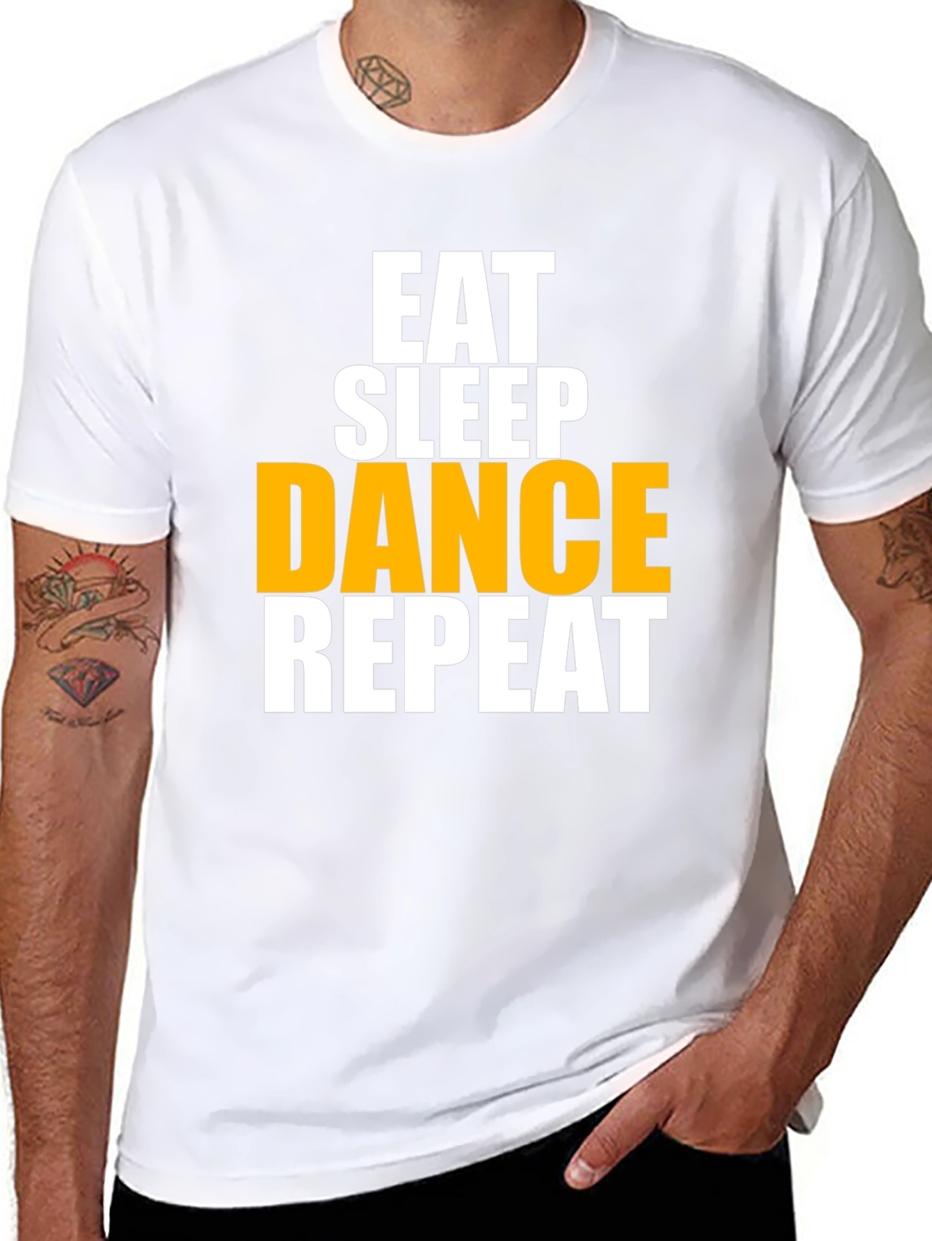Eat Sleep Dance Repeat Graphic T-Shirt