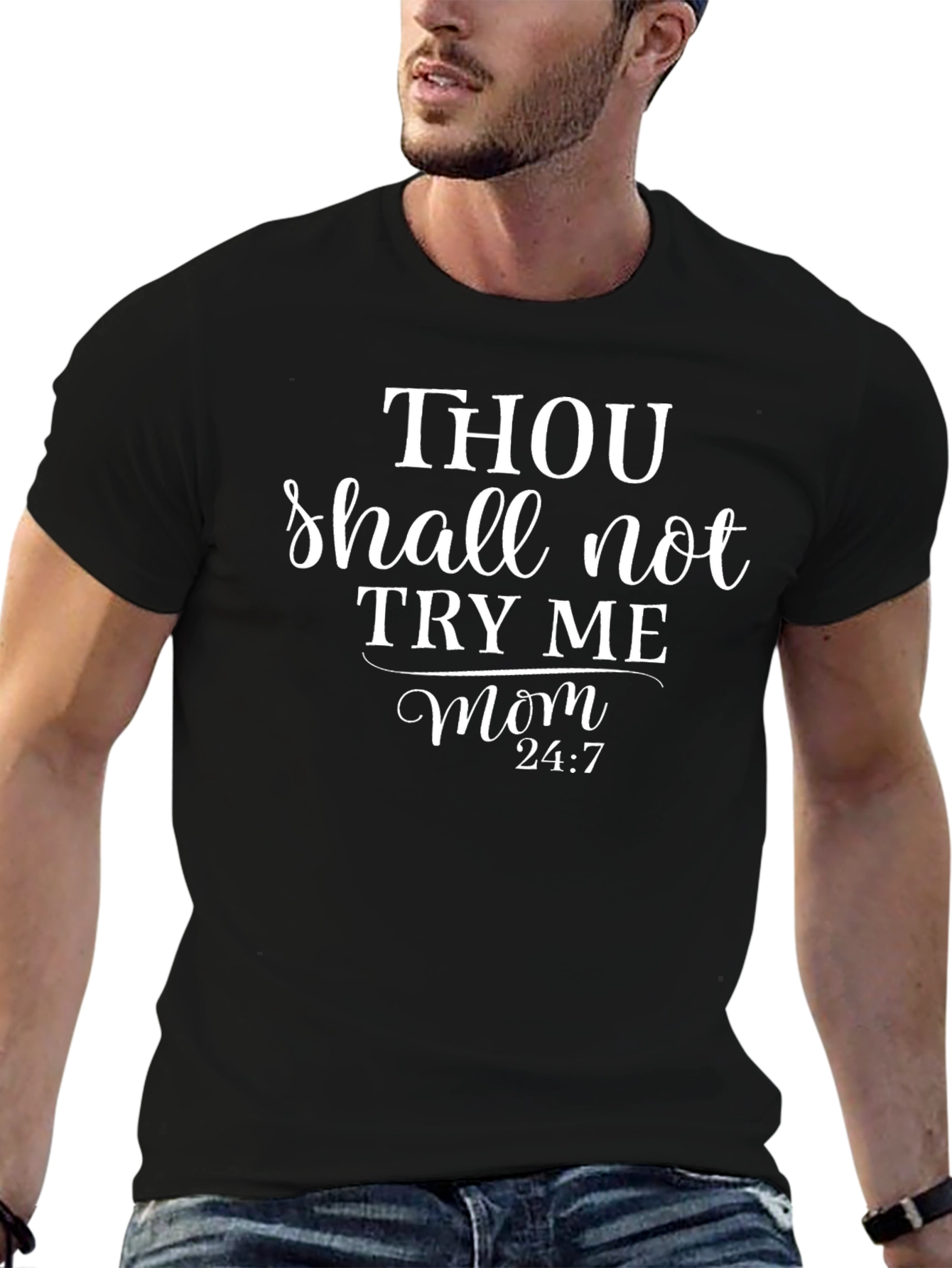 Thou Shalt Not Try Me Mom T-Shirt