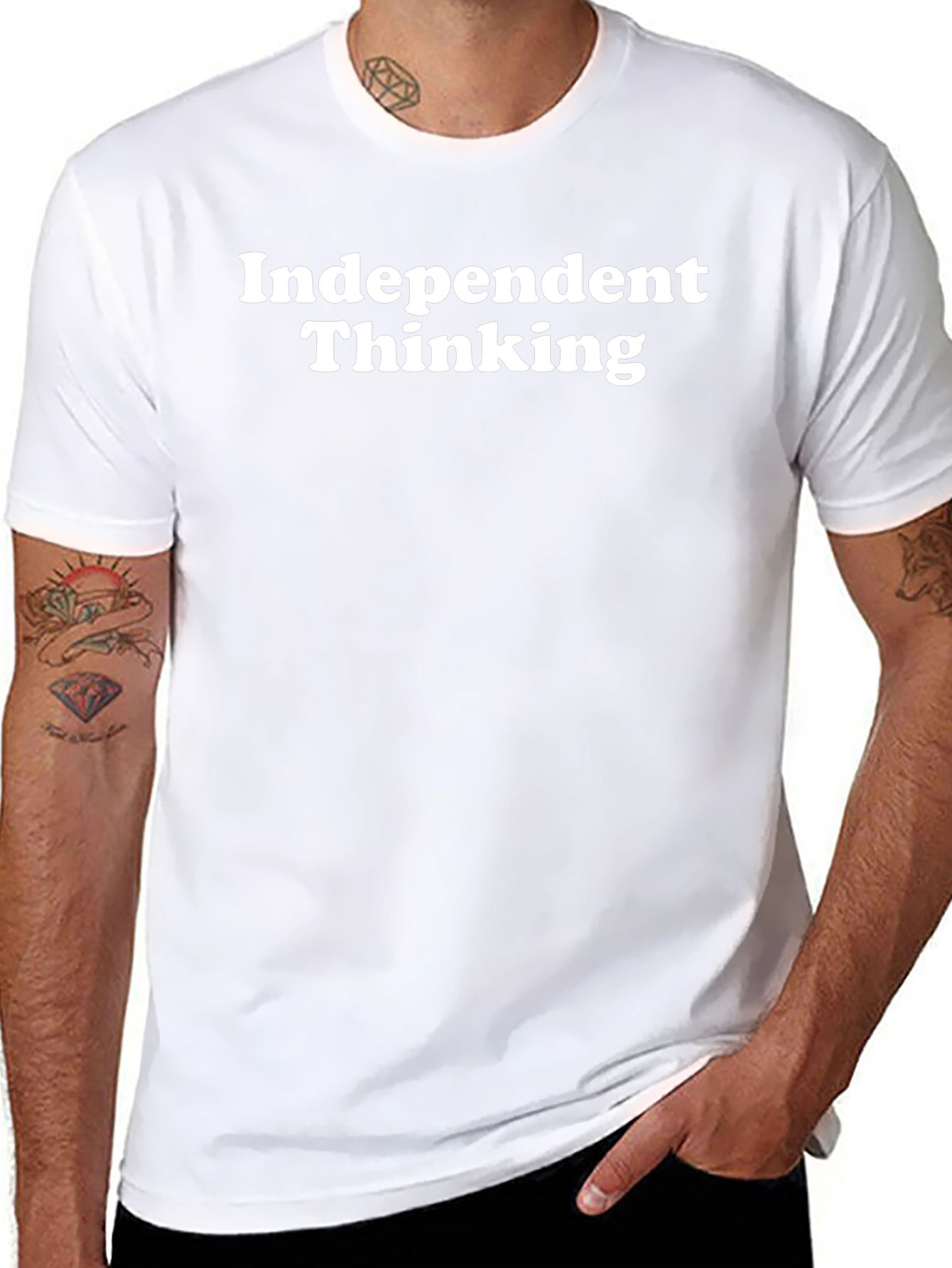 Independent Thinking Graphic Tee - Stylish Comfort