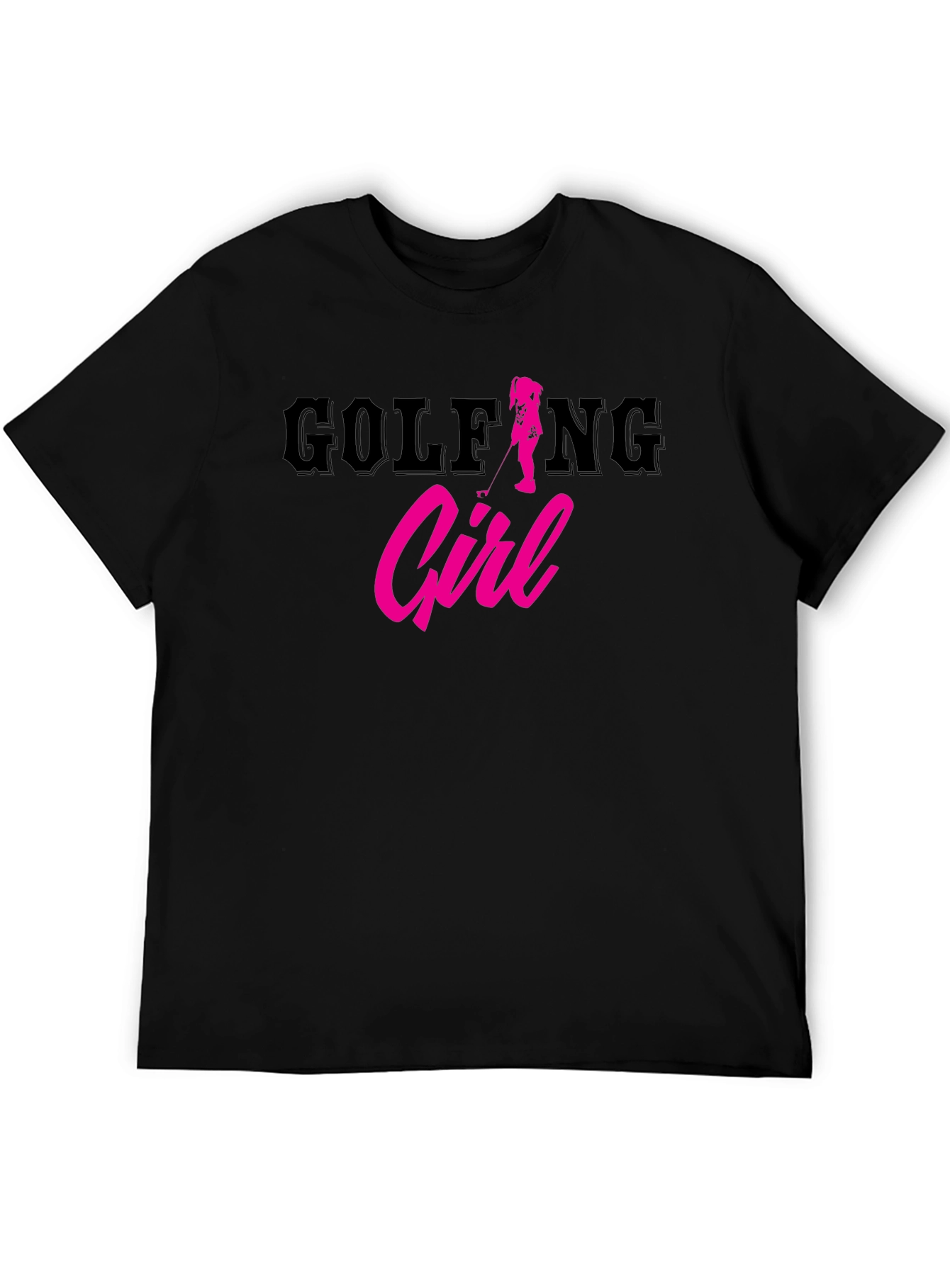 Golfing Girl Tee - Trendy Womens Golf T-Shirt