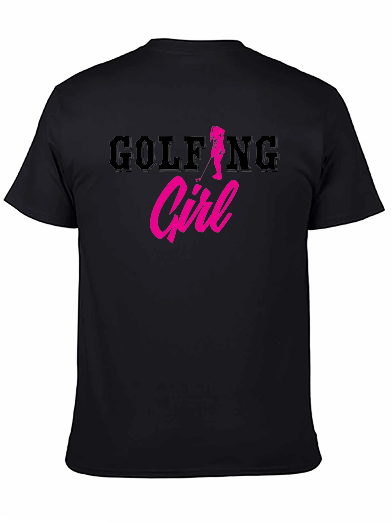 Golfing Girl Tee - Trendy Womens Golf T-Shirt