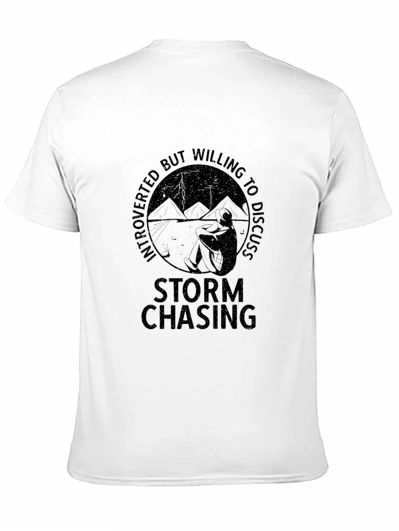 Introverted Storm Chaser T-Shirt - Weather Enthusiast Tee
