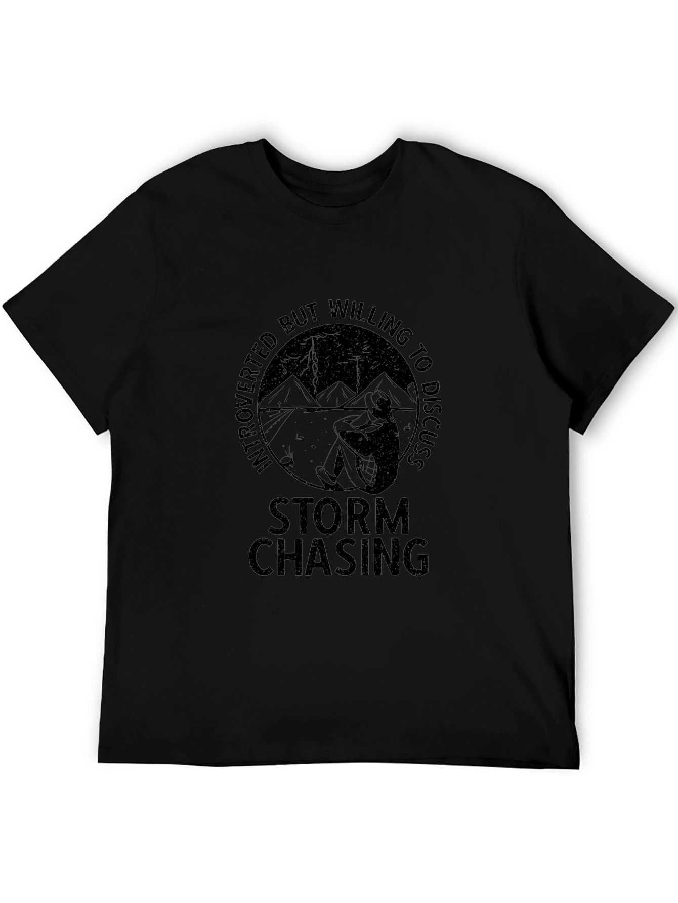 Introverted Storm Chaser T-Shirt - Weather Enthusiast Tee