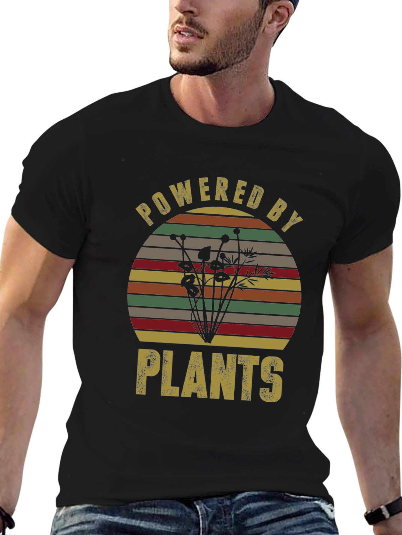Powered By Plants T-Shirt - Vegan Lifestyle Apparel