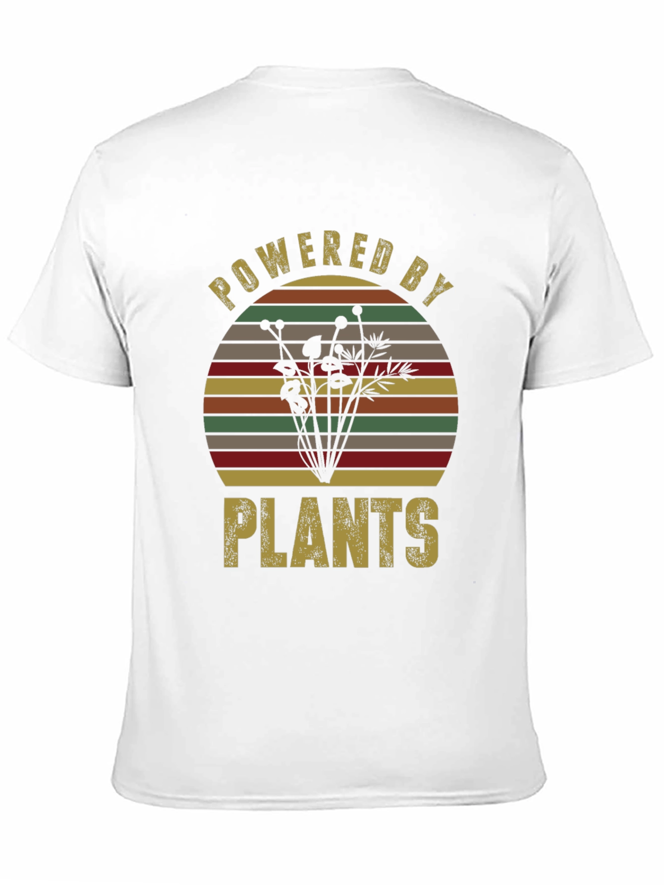 Powered By Plants T-Shirt - Vegan Lifestyle Apparel