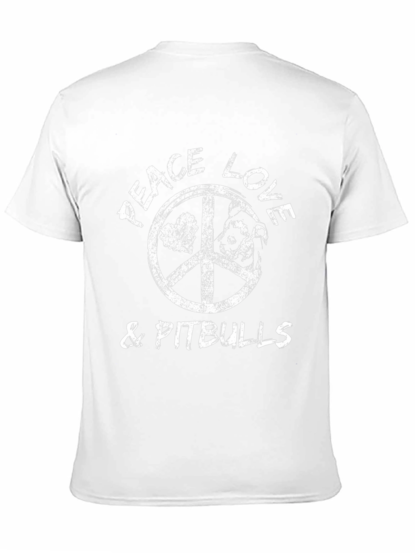 Peace Love & Pitbulls Graphic Tee