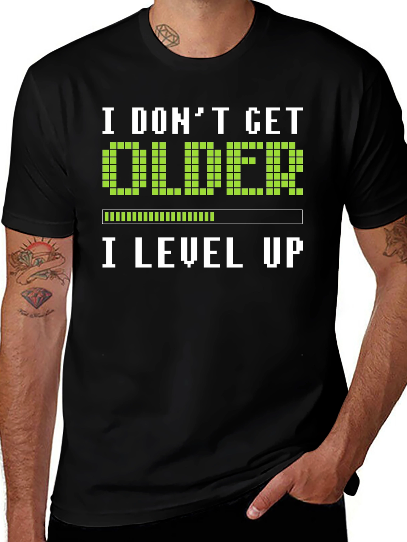 I Level Up Gamer T-Shirt - Birthday Gift