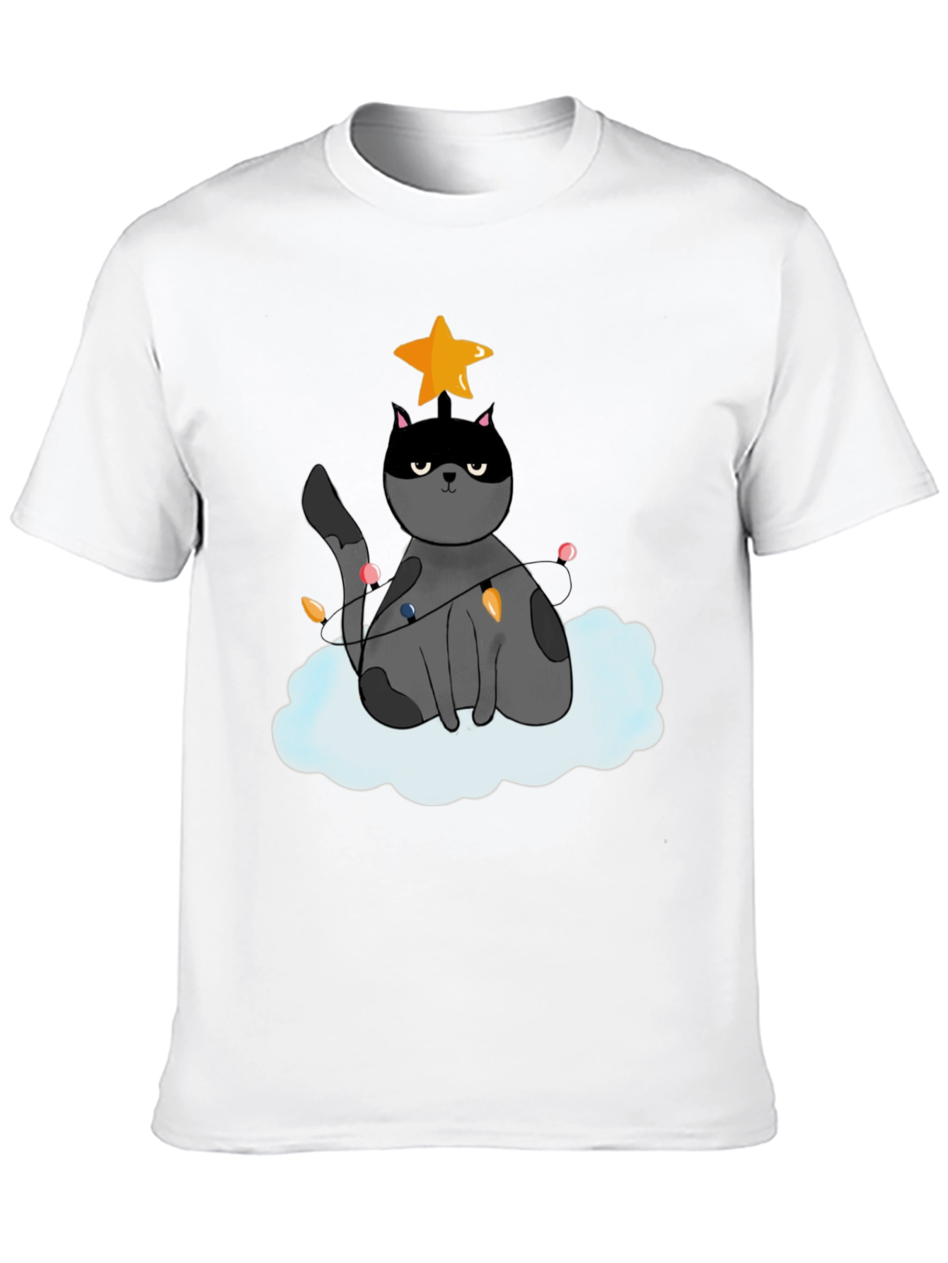 Festive Cat Christmas T-Shirt