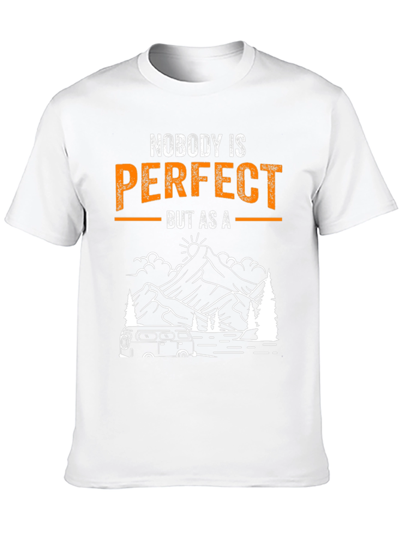 Camper Van Graphic Tee - Nobody is Perfect
