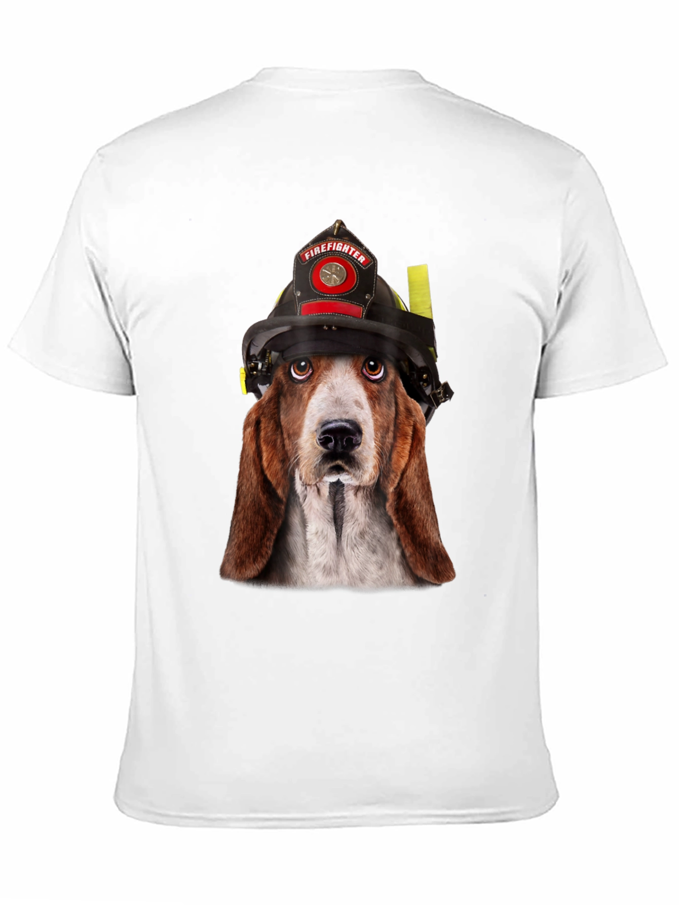 Firefighter Dog T-Shirt - Novelty Graphic Tee