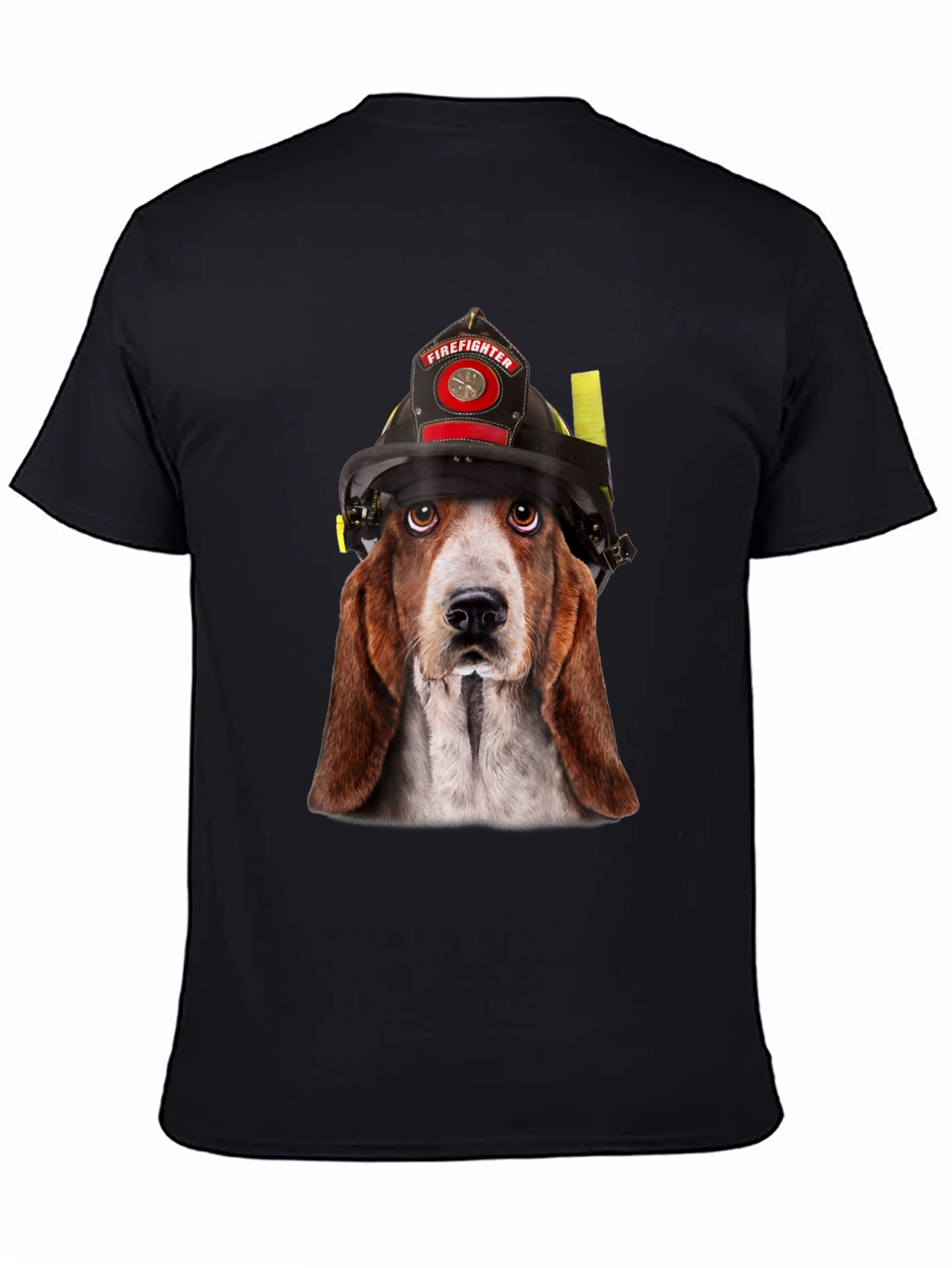 Firefighter Dog T-Shirt - Novelty Graphic Tee