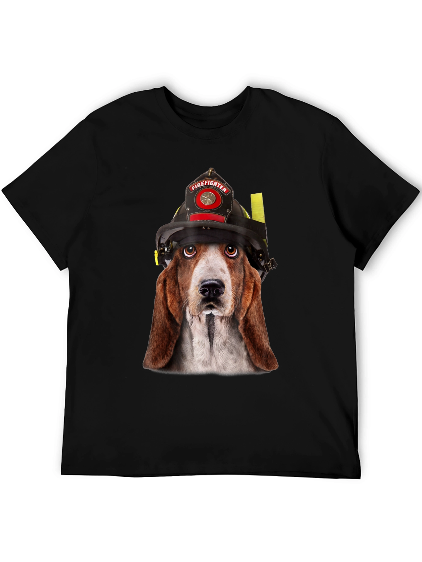 Firefighter Dog T-Shirt - Novelty Graphic Tee