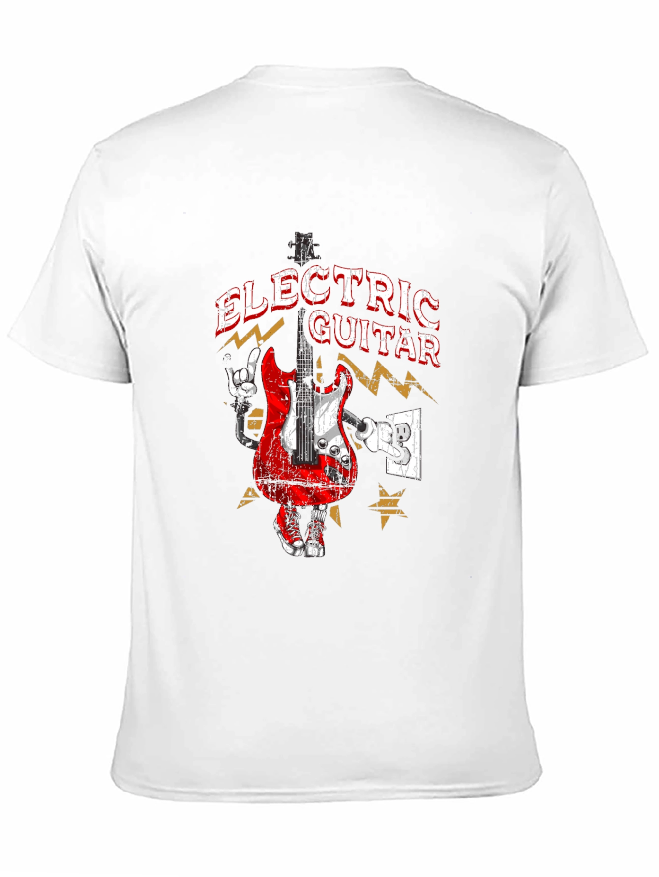 Electric Guitar Graphic T-Shirt - Rock Star Style