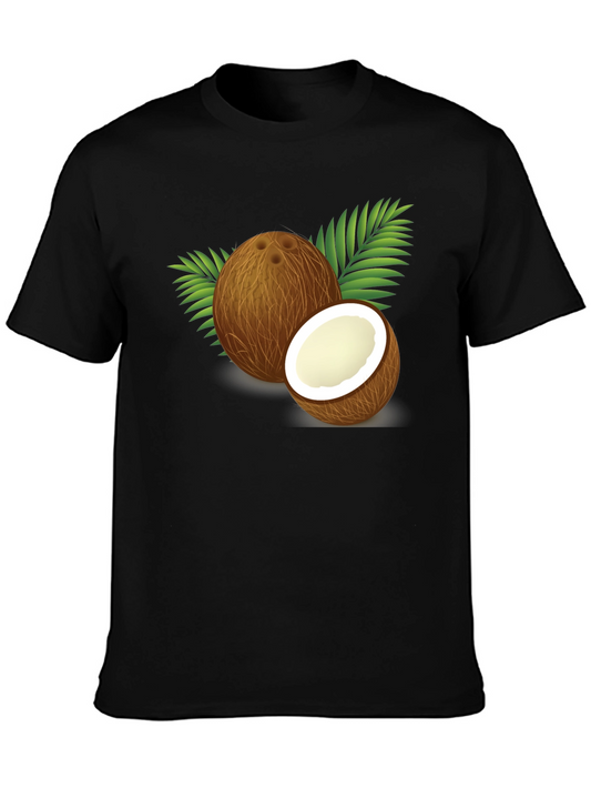 Coconut Graphic Tee - Tropical Summer Vibes
