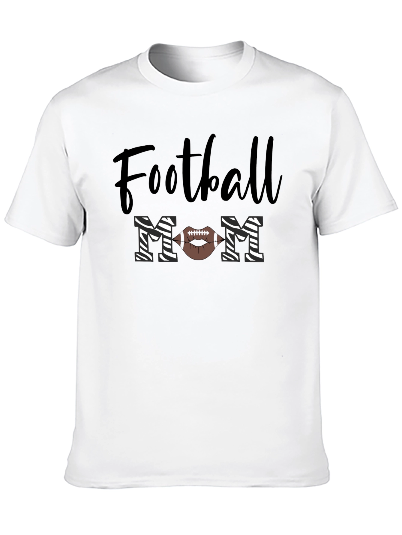 Football Mom Graphic T-Shirt - Trendy Fan Apparel