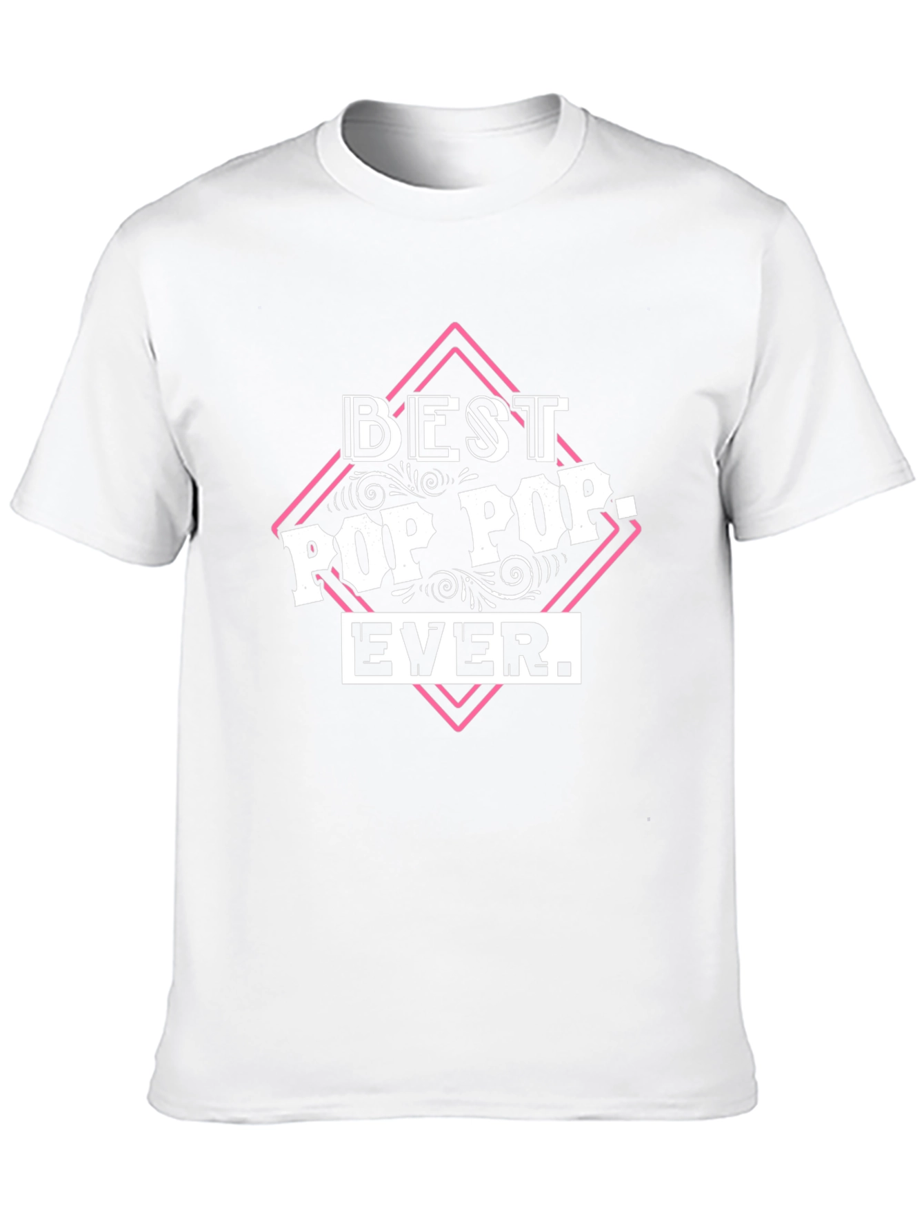 Best Pop Pop Ever Black Graphic T-Shirt