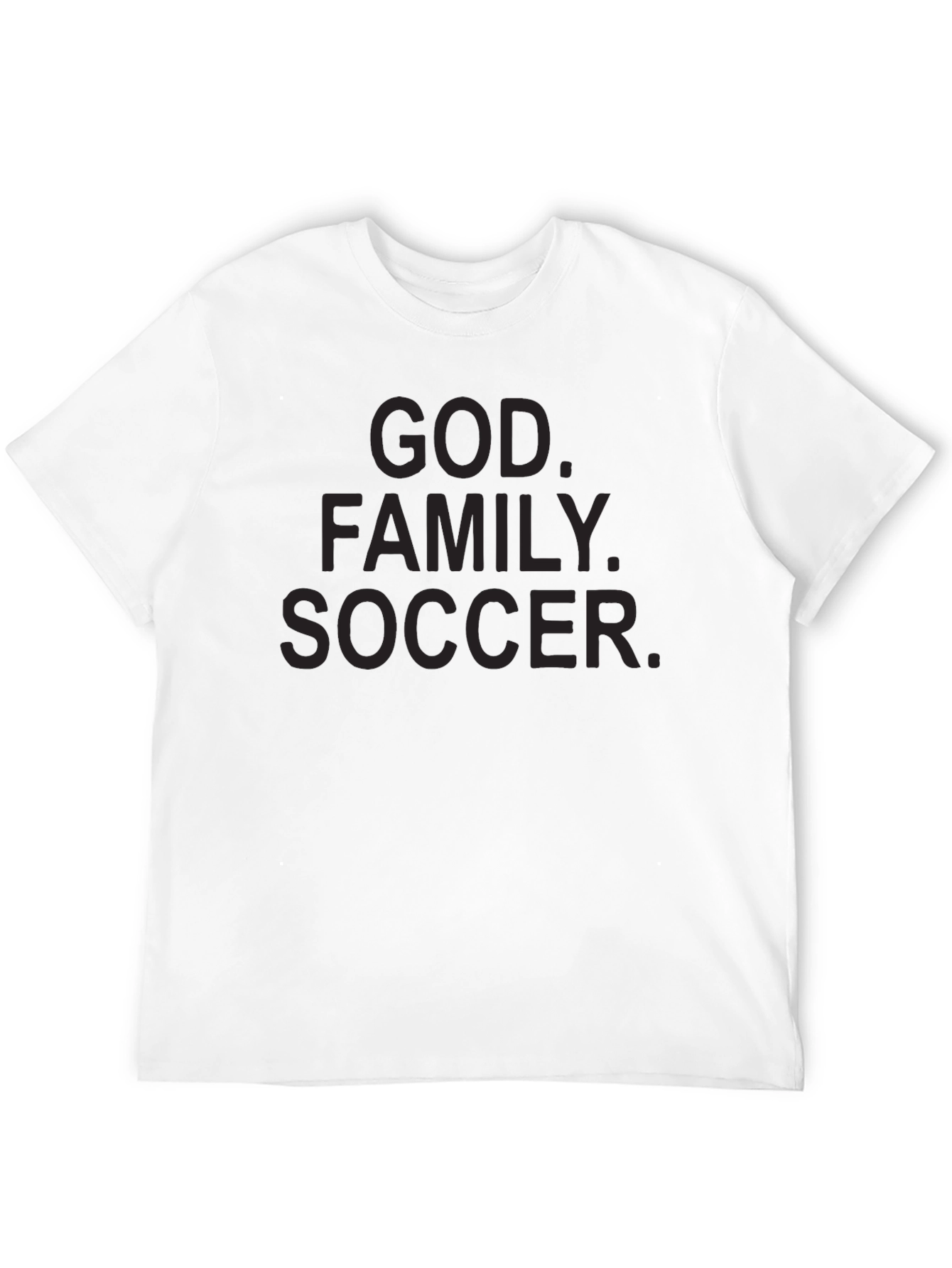 God Family Soccer Mens T-Shirt
