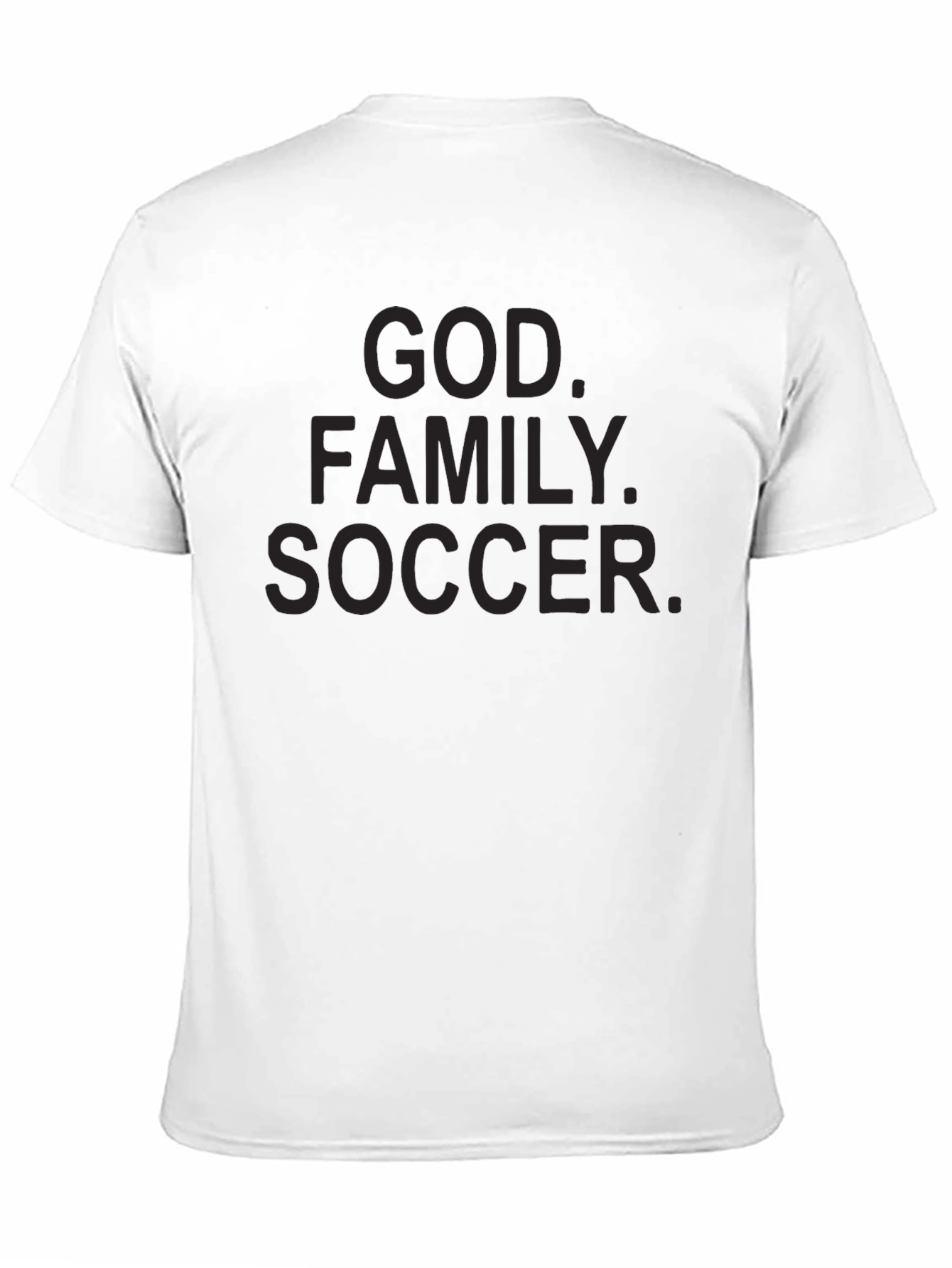 God Family Soccer Mens T-Shirt