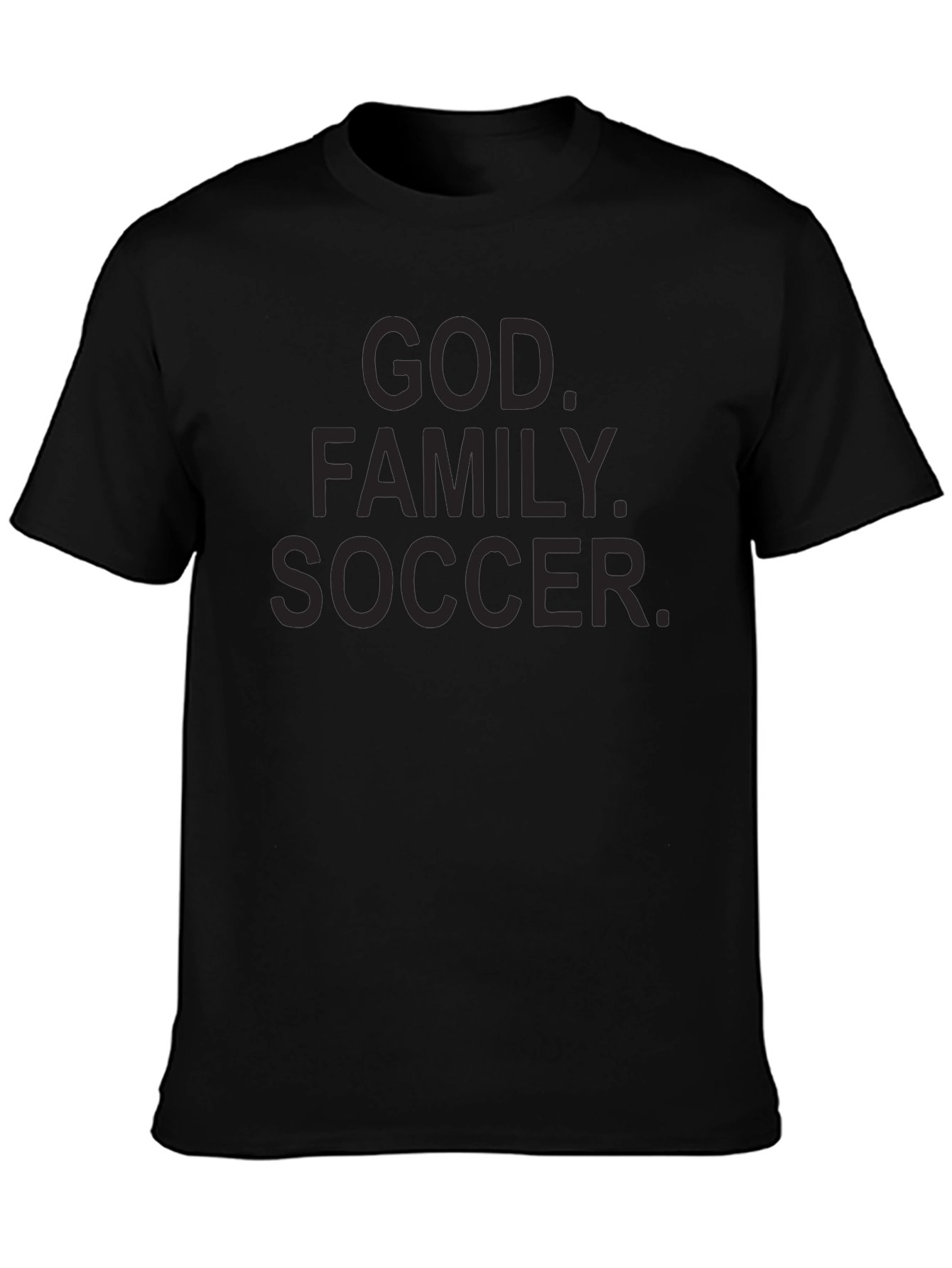 God Family Soccer Mens T-Shirt