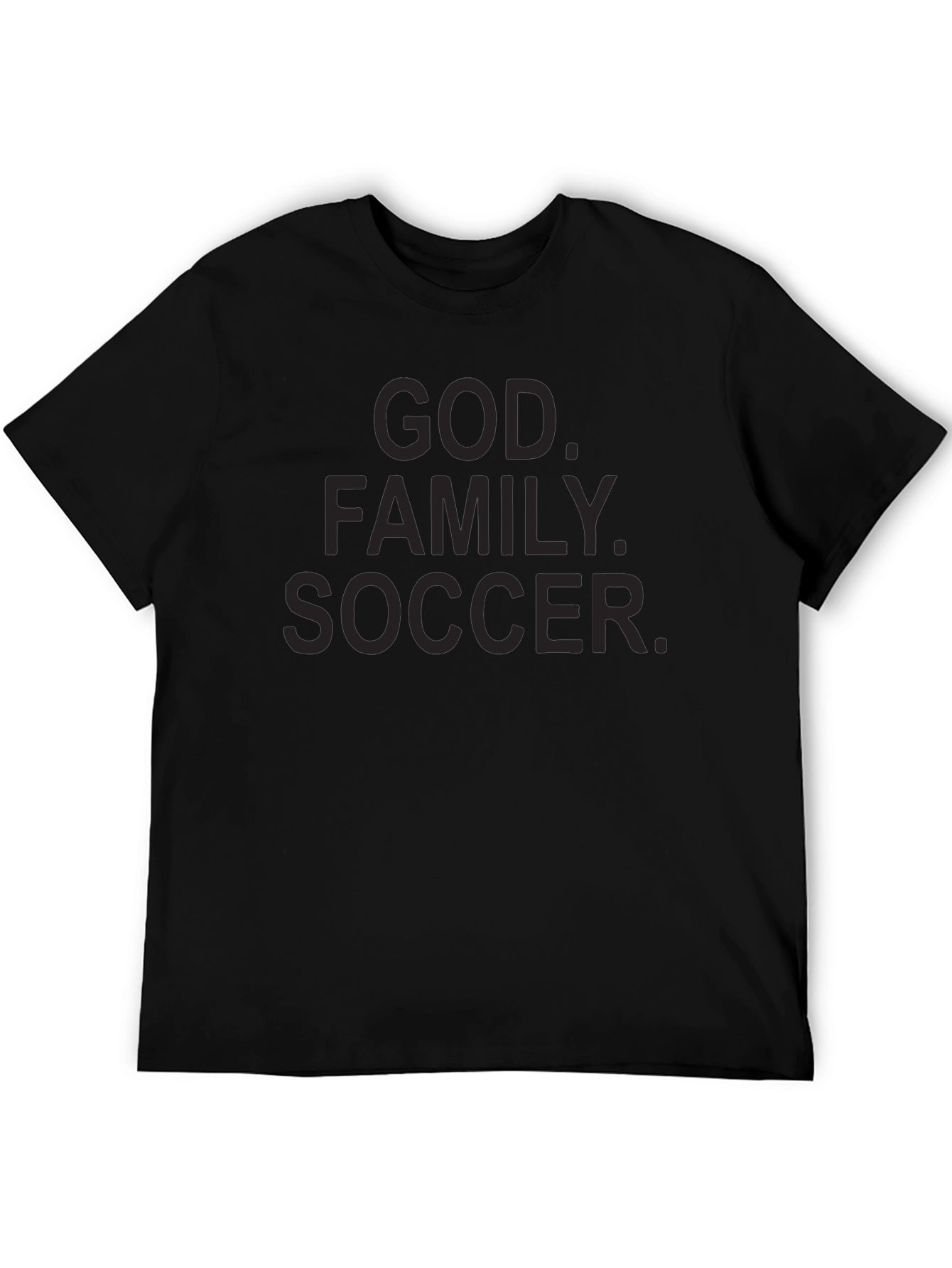 God Family Soccer Mens T-Shirt