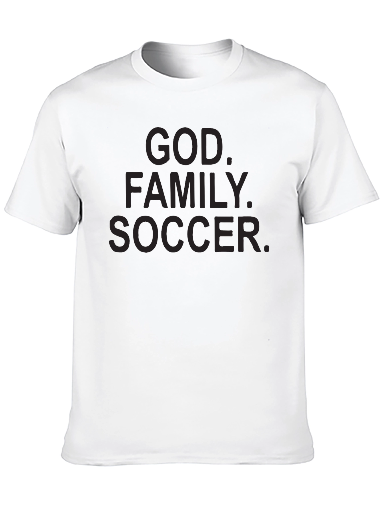 God Family Soccer Mens T-Shirt