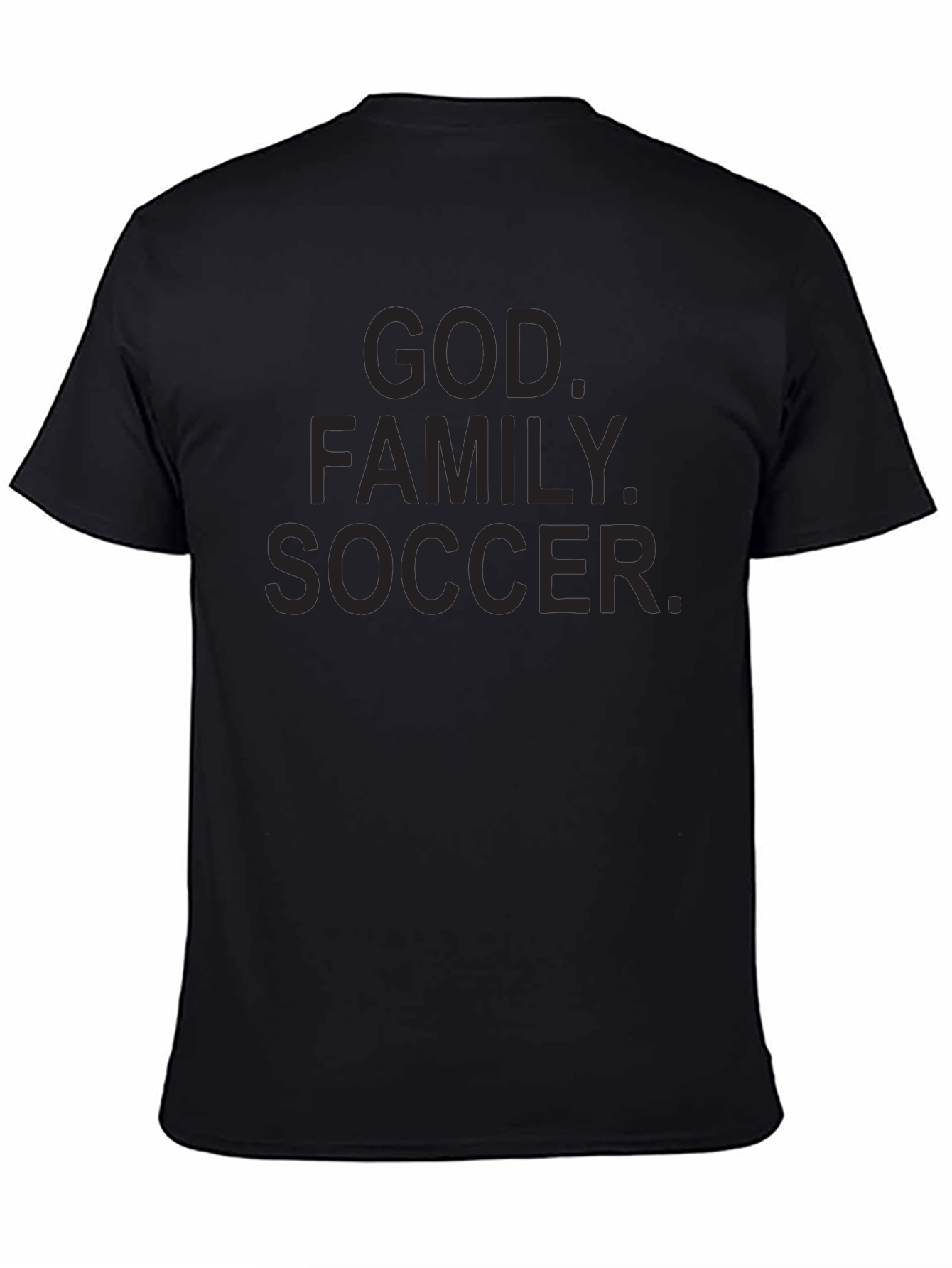 God Family Soccer Mens T-Shirt