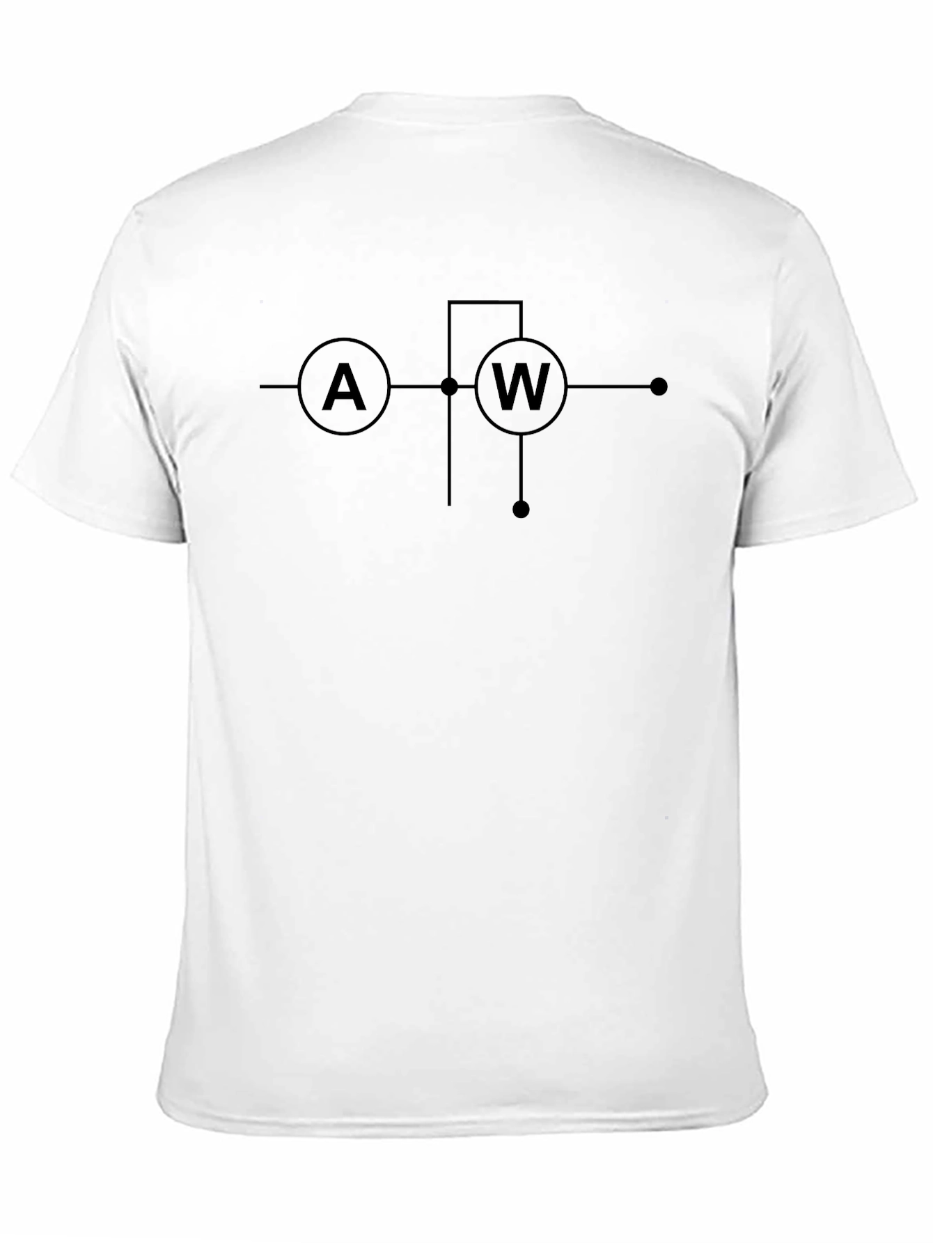 Electrical Circuit Black T-Shirt