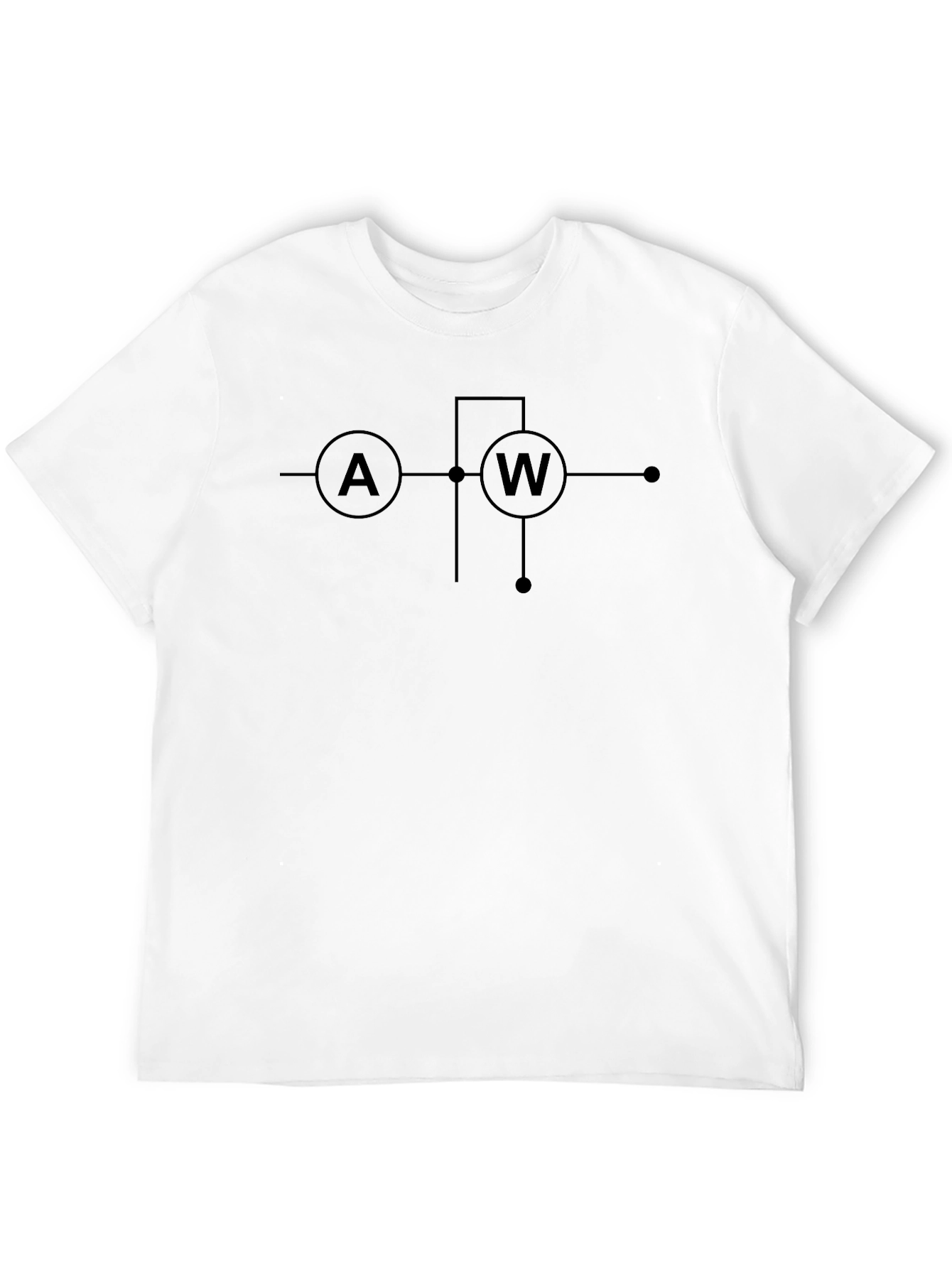 Electrical Circuit Black T-Shirt