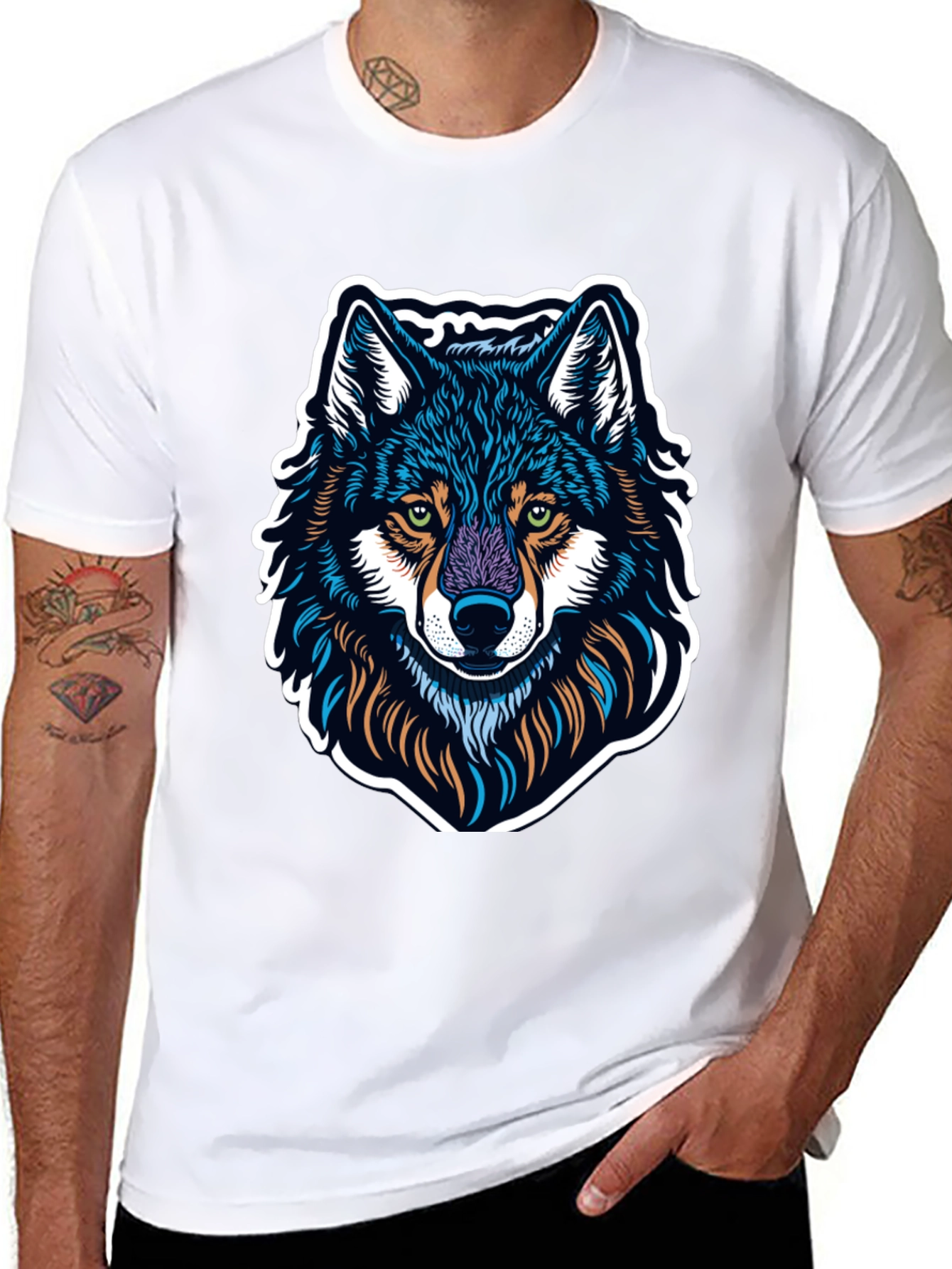 Wolf Graphic Tee - Bold & Stylish Design