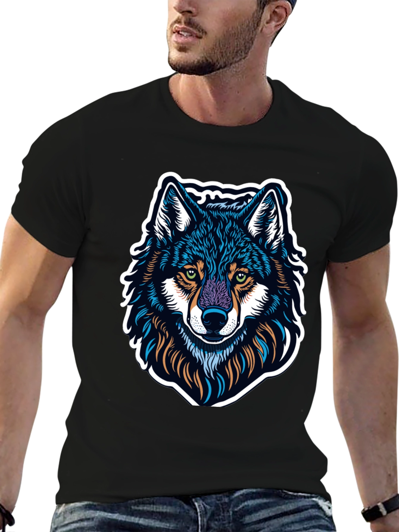 Wolf Graphic Tee - Bold & Stylish Design