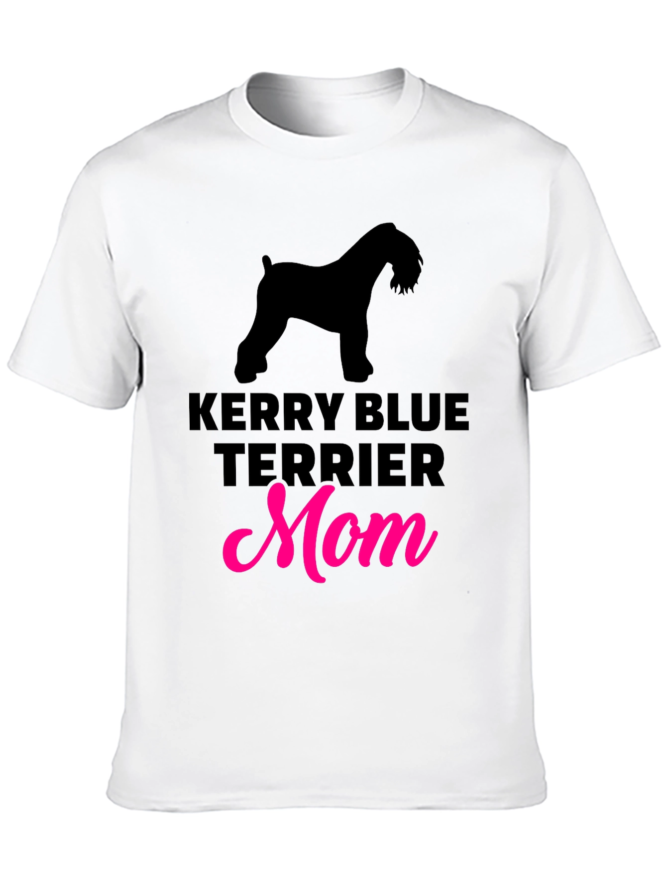 Kerry Blue Terrier Mom T-Shirt Black