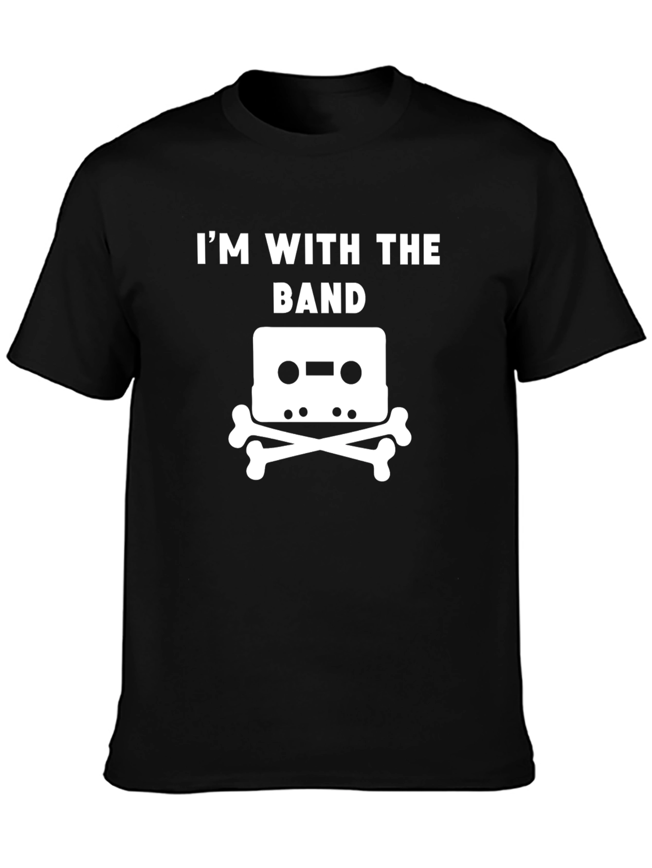 Im With The Band T-Shirt - Cassette & Crossbones