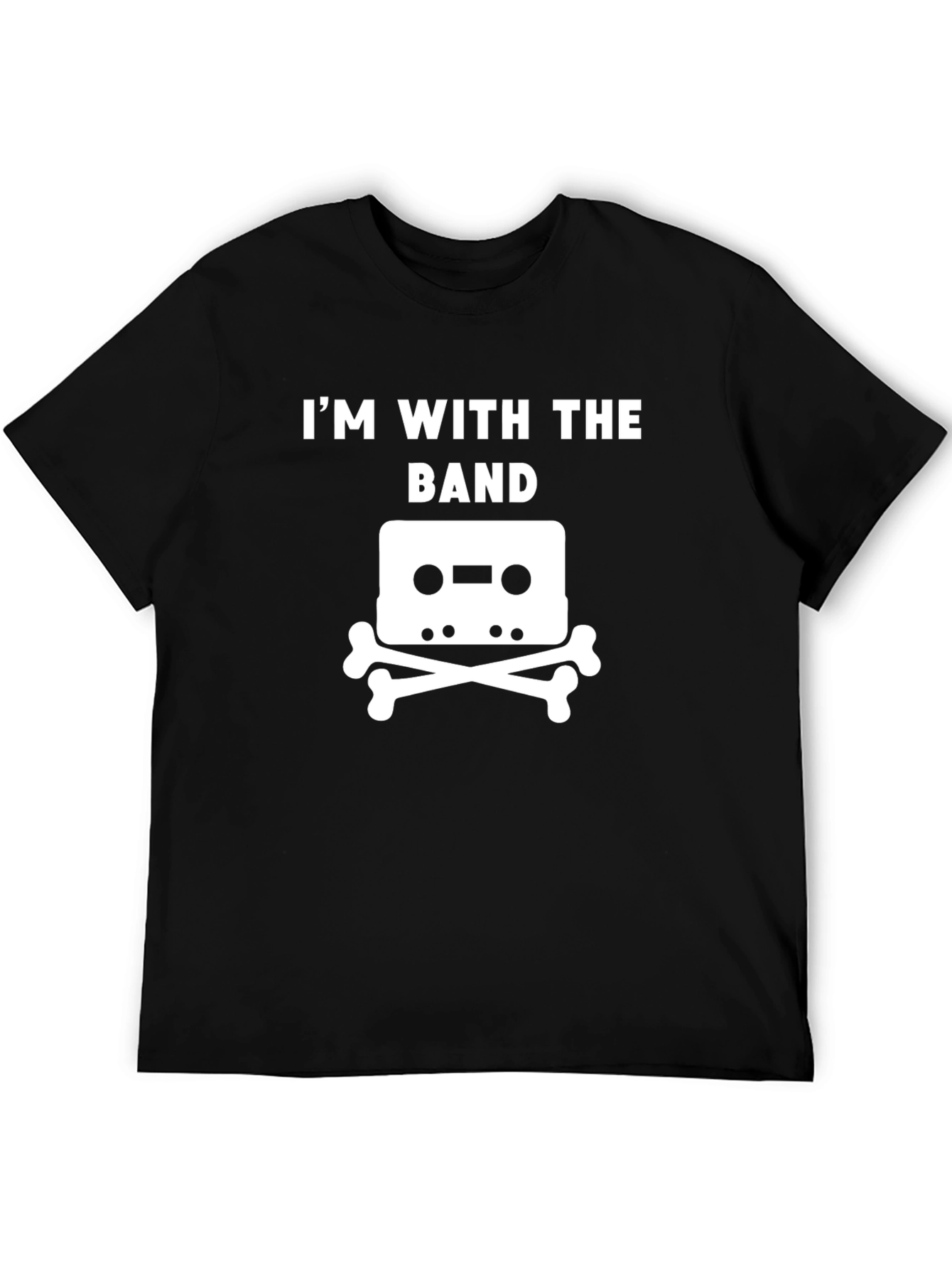 Im With The Band T-Shirt - Cassette & Crossbones