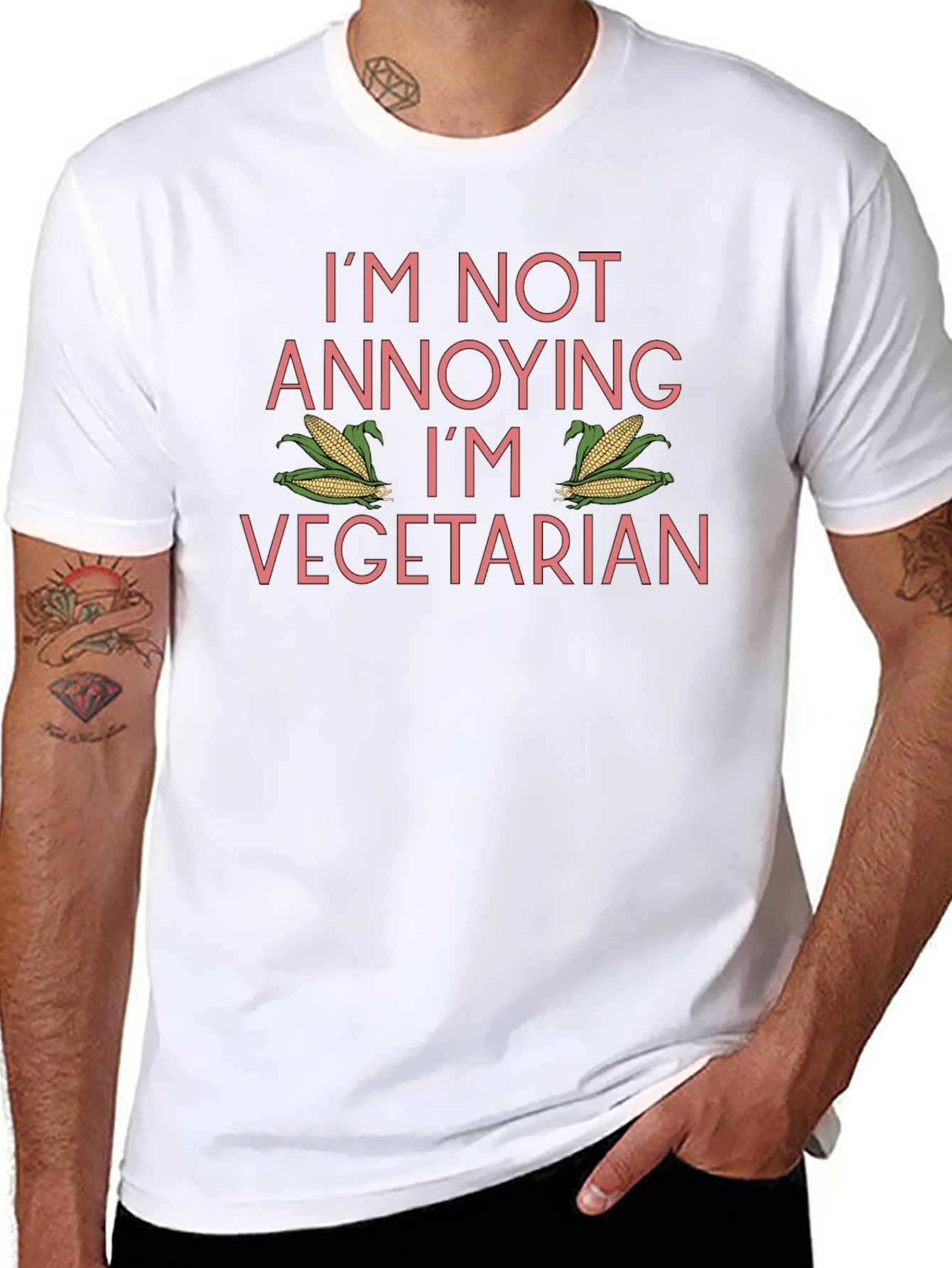 Funny Vegetarian T-Shirt - Im Not Annoying!