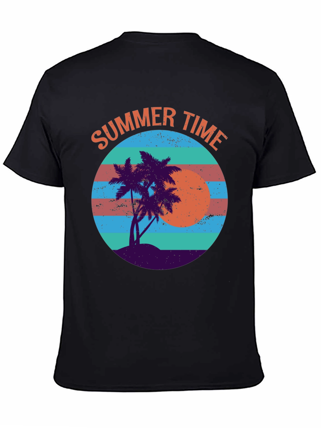 Summer Time Palm Tree Graphic Tee
