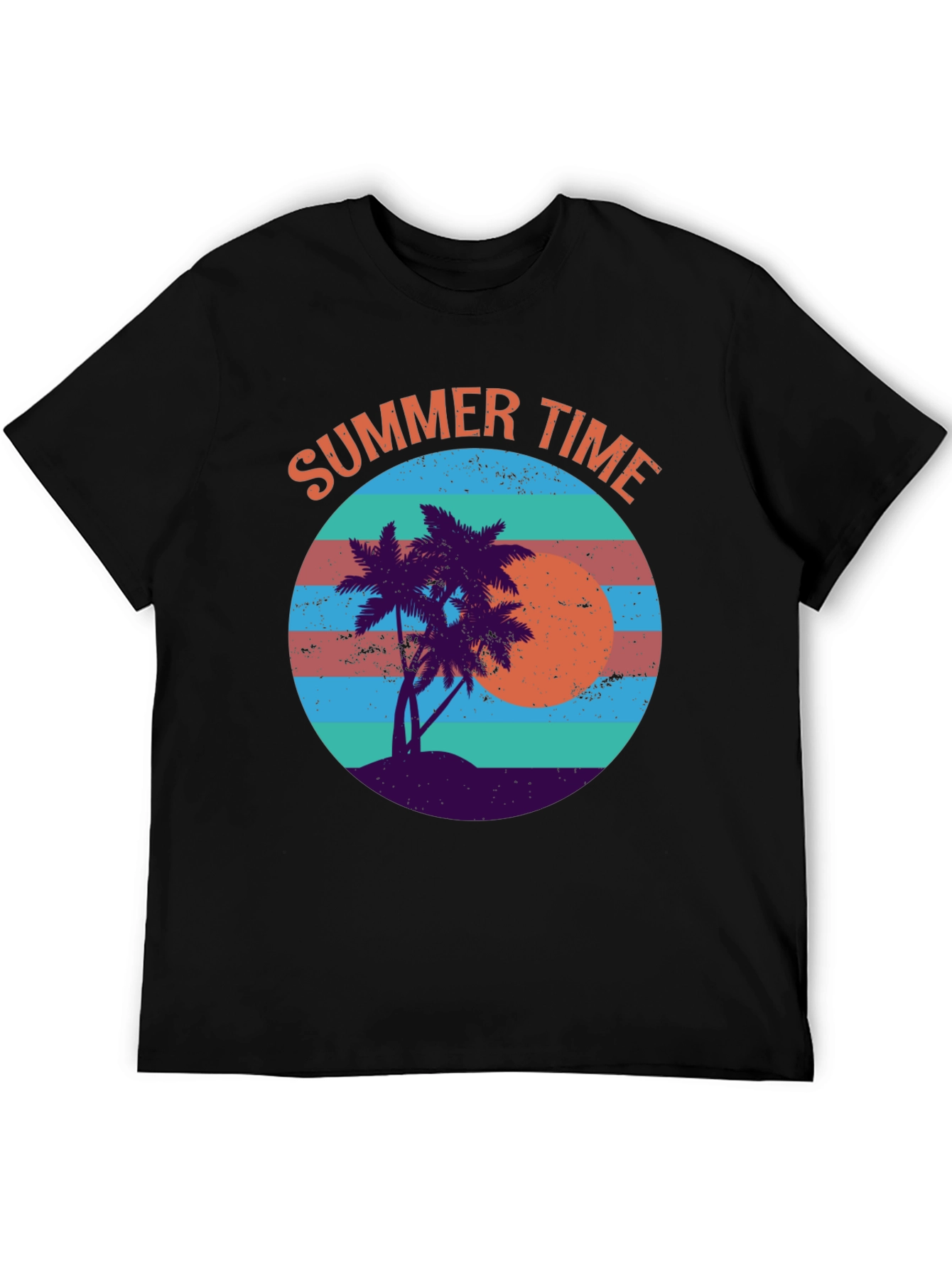 Summer Time Palm Tree Graphic Tee