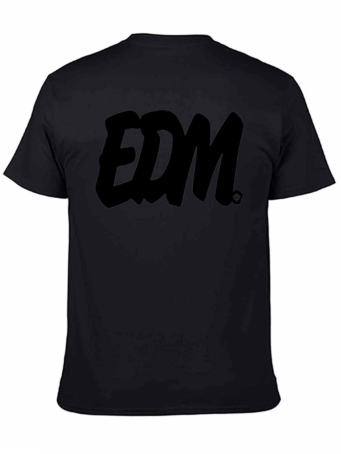 EDM Black Graphic T-Shirt