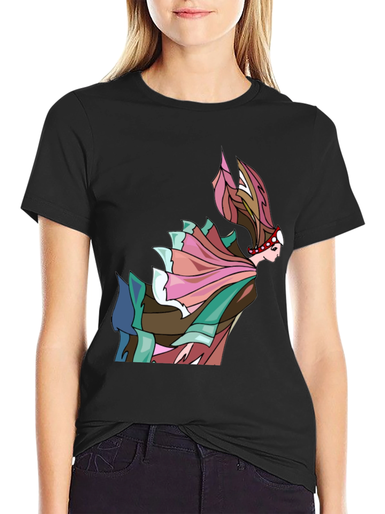 Abstract Art Woman T-Shirt