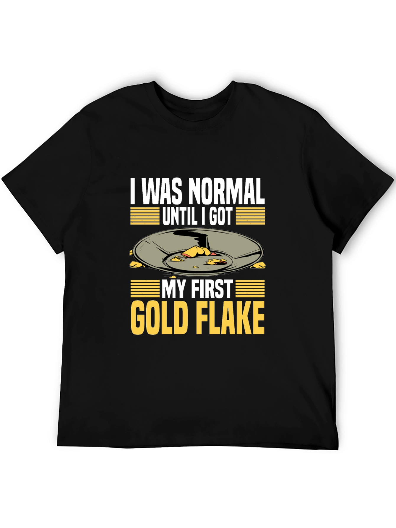 Gold Flake T-Shirt - Funny Prospecting Tee