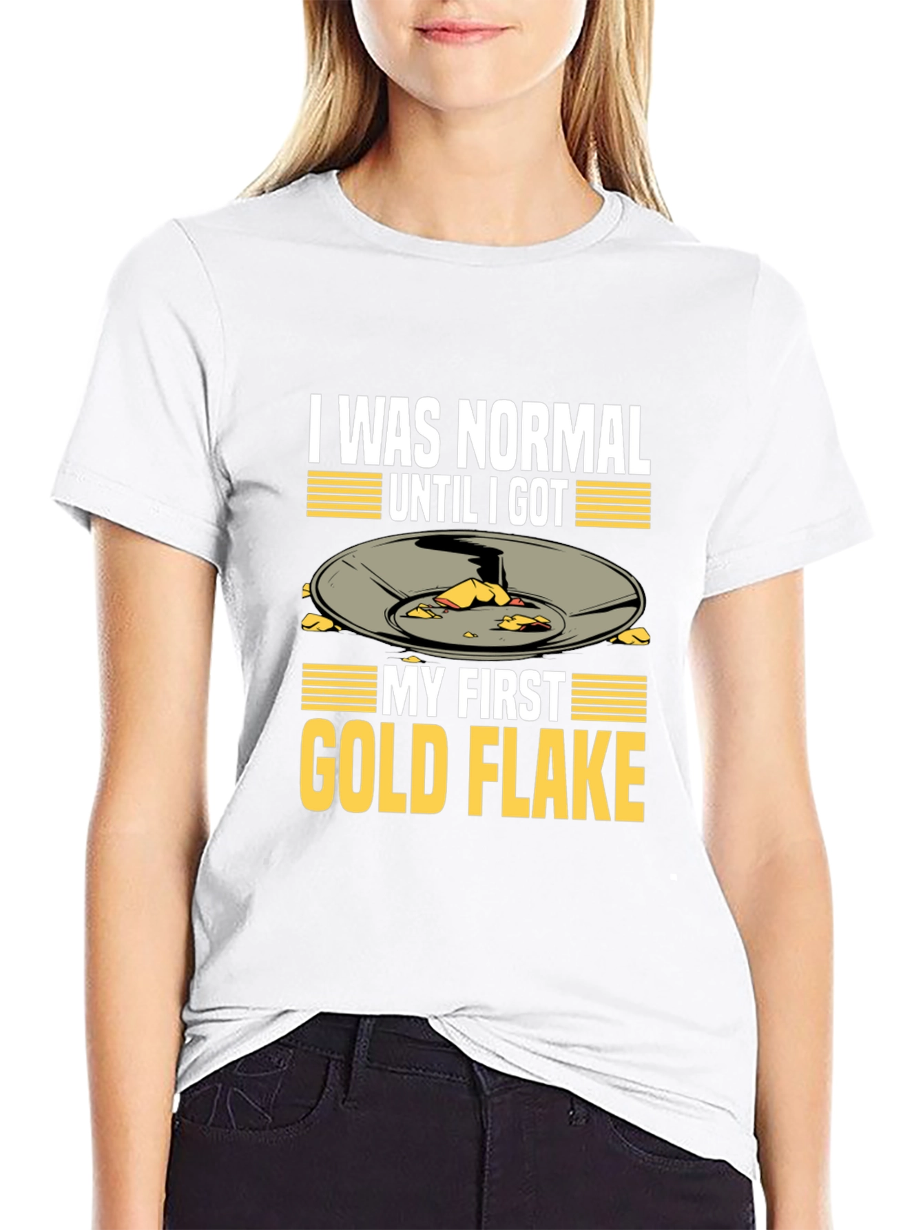 Gold Flake T-Shirt - Funny Prospecting Tee