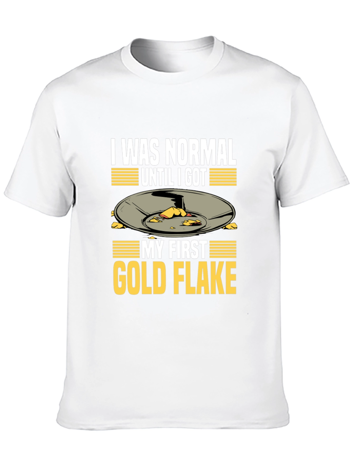 Gold Flake T-Shirt - Funny Prospecting Tee