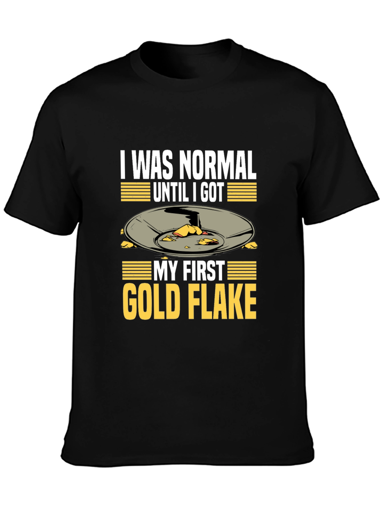 Gold Flake T-Shirt - Funny Prospecting Tee