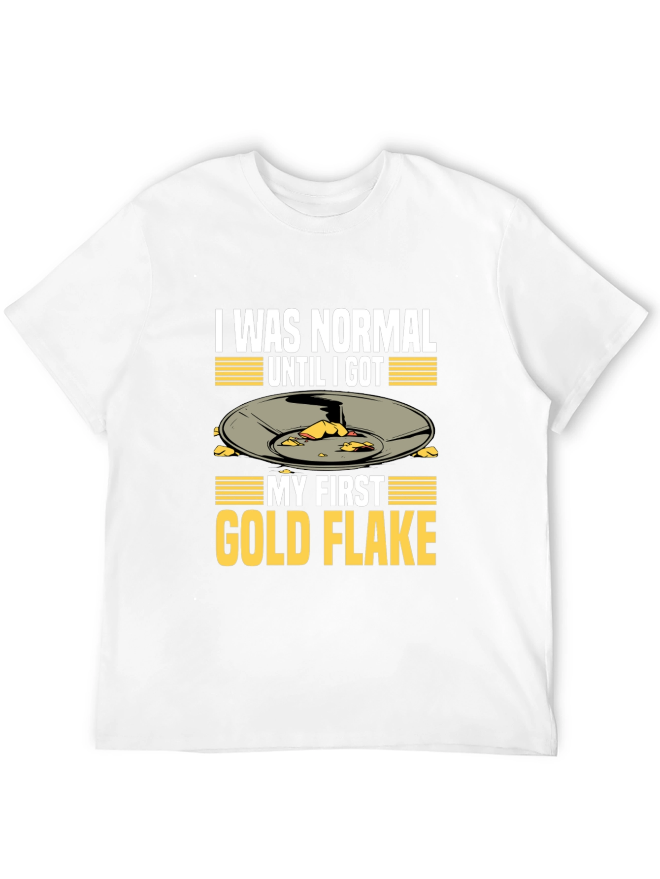 Gold Flake T-Shirt - Funny Prospecting Tee