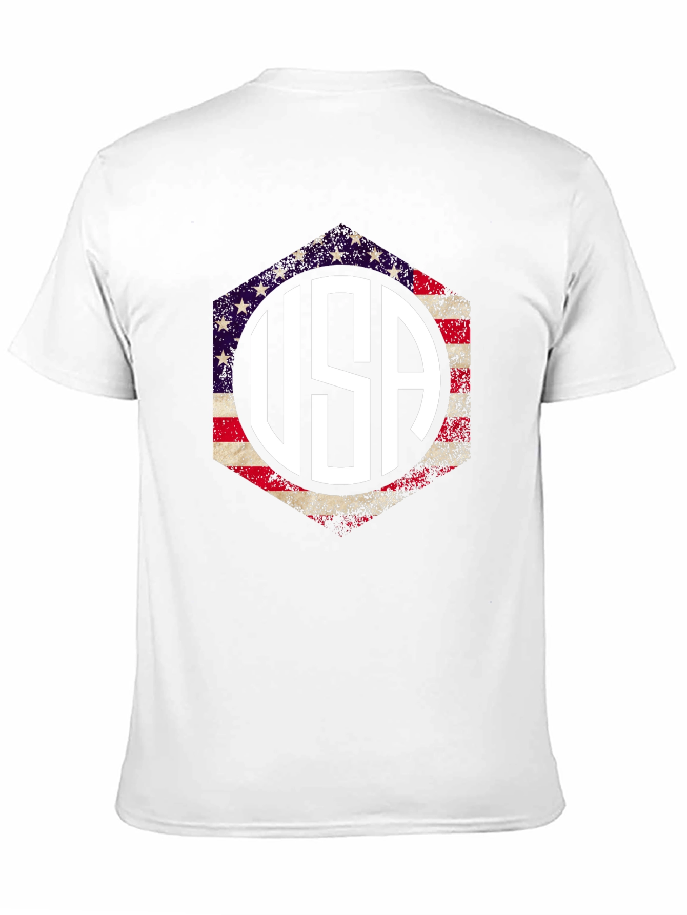 USA Patriotic T-Shirt American Flag Graphic Tee