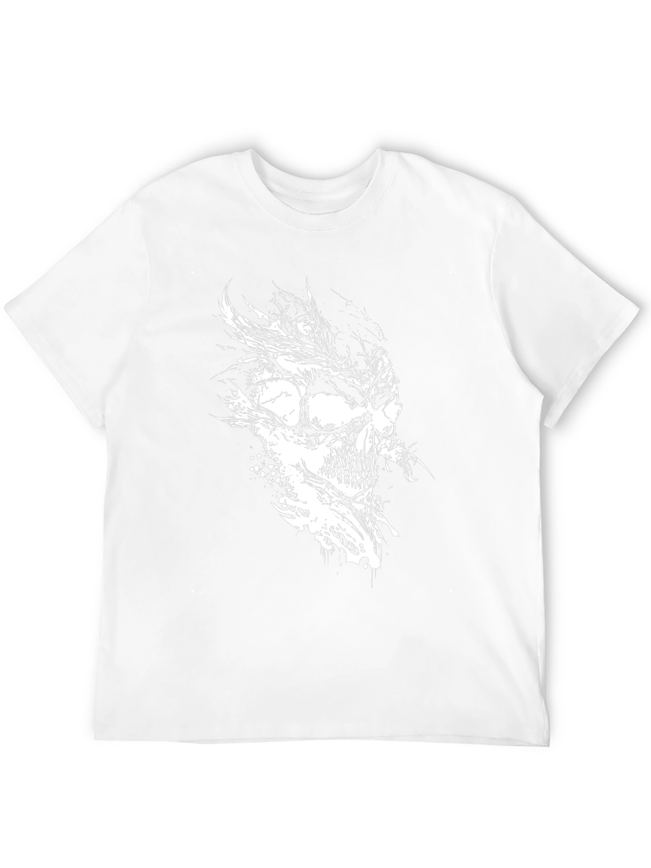 Skull Graphic Black T-Shirt - Unique Design