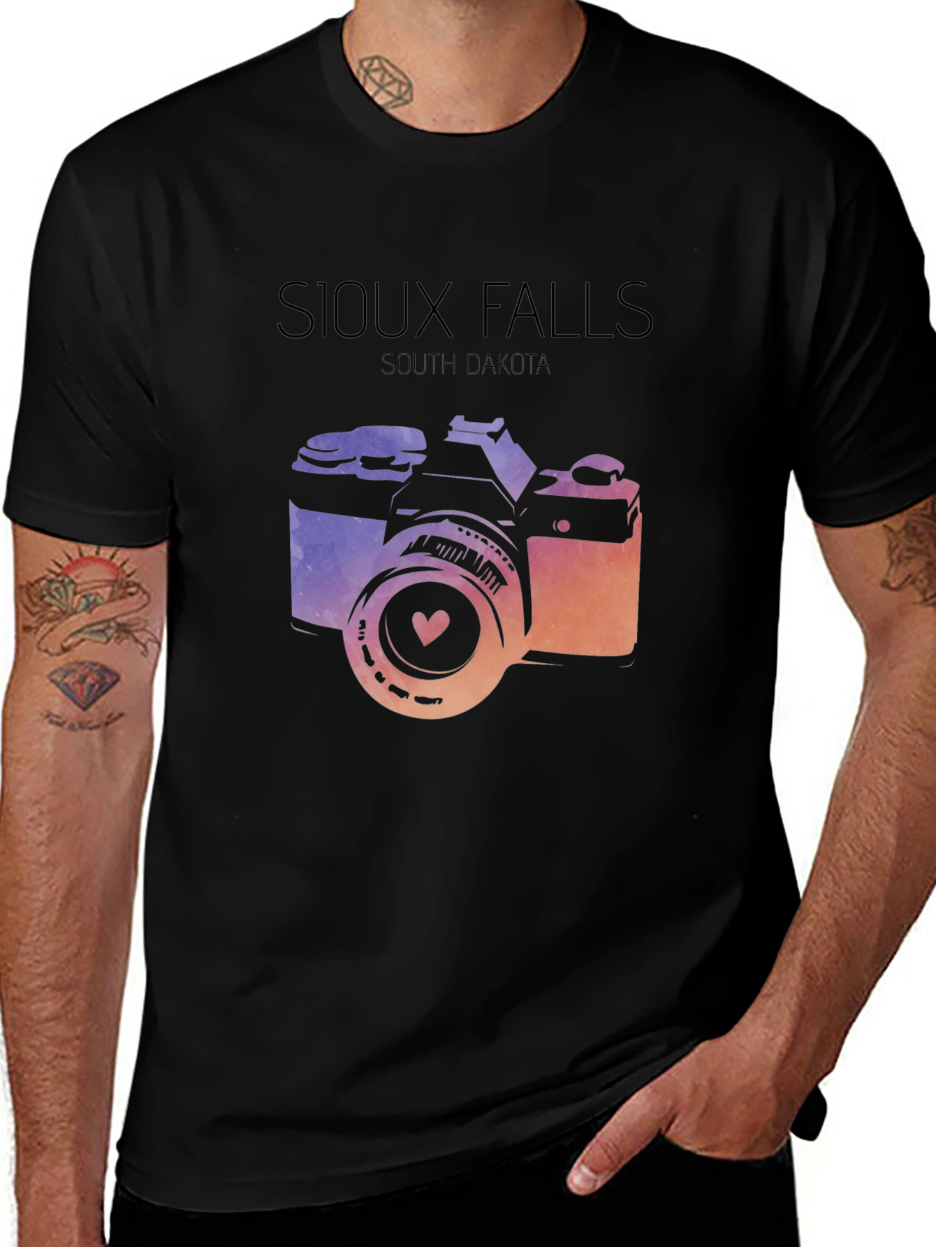 Sioux Falls Camera Graphic Tee