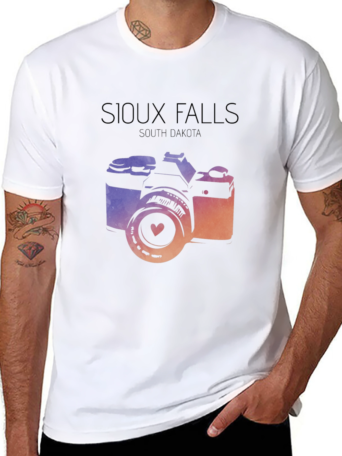Sioux Falls Camera Graphic Tee