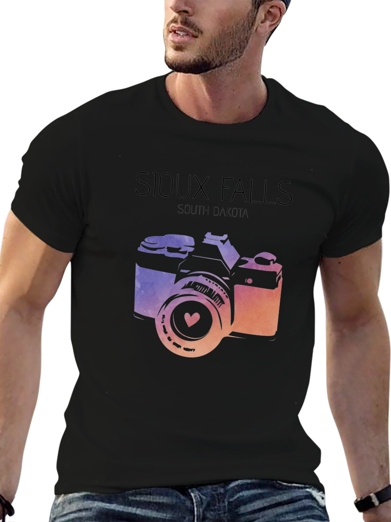 Sioux Falls Camera Graphic Tee