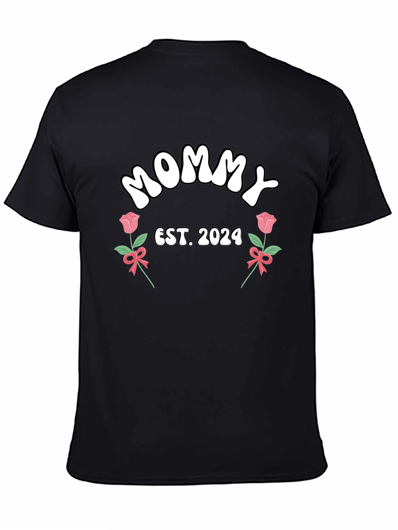 Mommy Est. 2024 Graphic Tee - New Mom Shirt