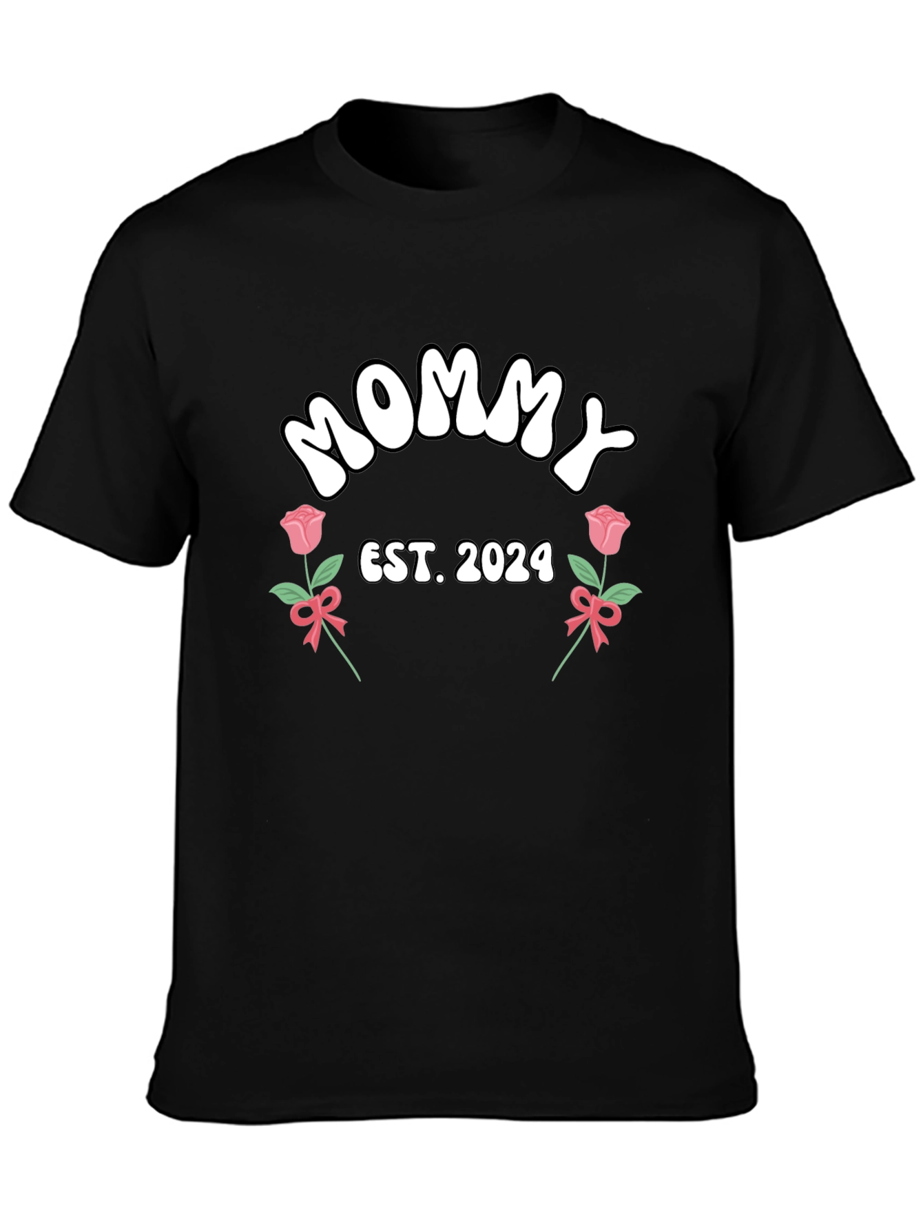 Mommy Est. 2024 Graphic Tee - New Mom Shirt